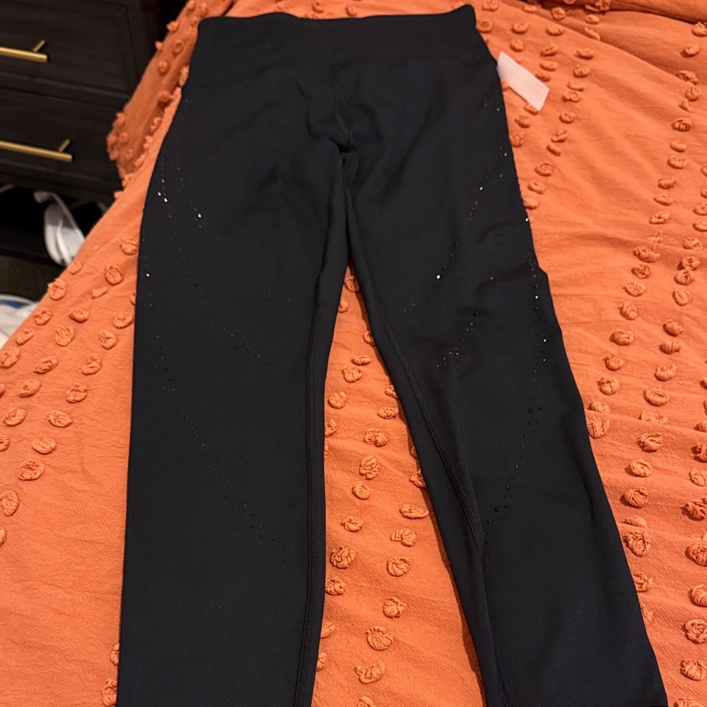 Victoria's Secret Essential Black Leggings with Black Studs